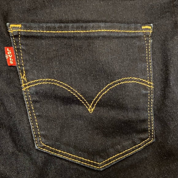 Levi's® 724™ High Rise Straight Jeans dark blue stretch 27 - Picture 8 of 10